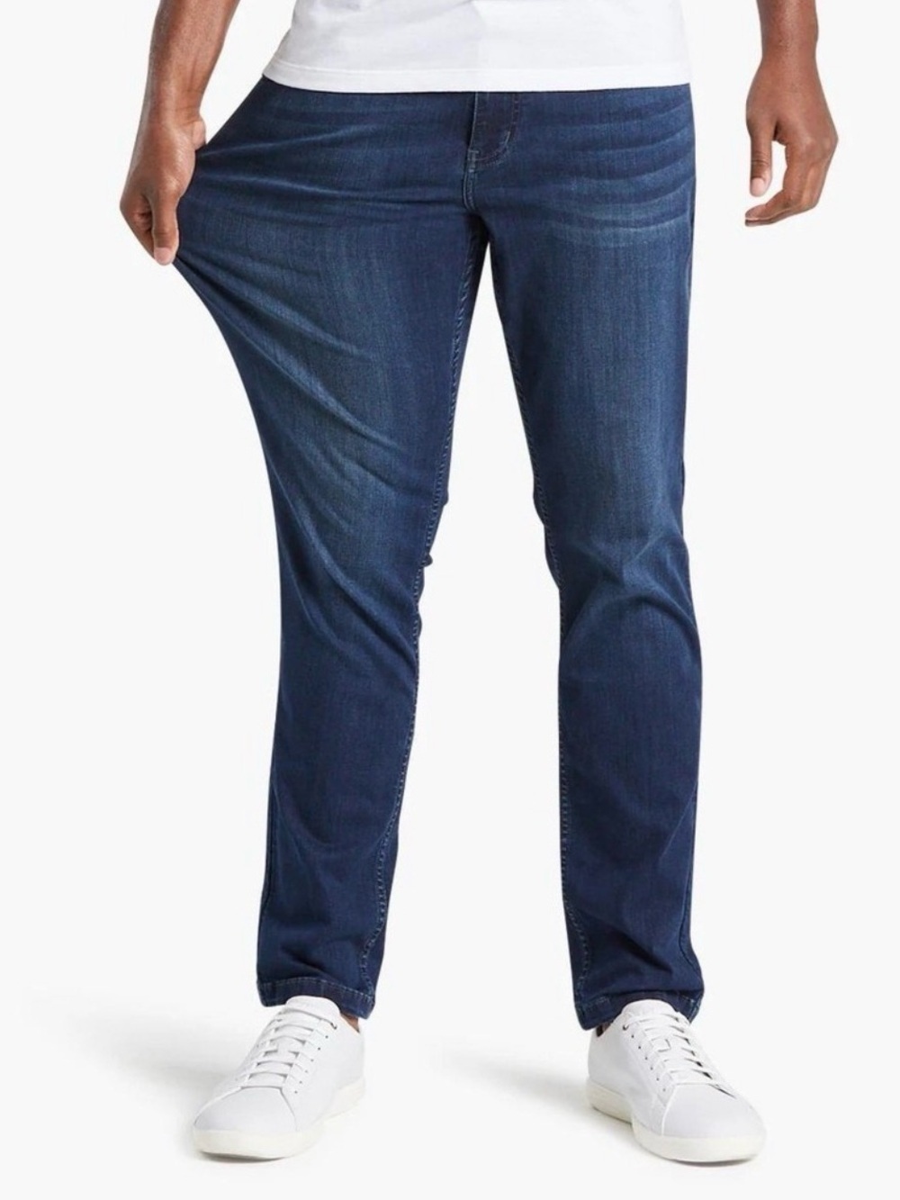 Mugsy Fultons Dark Wash Denim Jeans FLX3NFU Stretch Mens Sz. 35x34